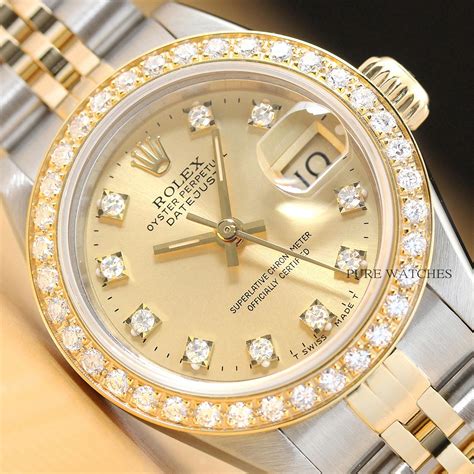 rolex lady diamond dial|rolex diamond dial replacement.